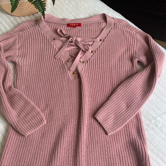 Guess Sweaters - Guess Pink Sweater